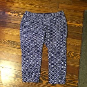 Eloquii size 20 geometric print pants